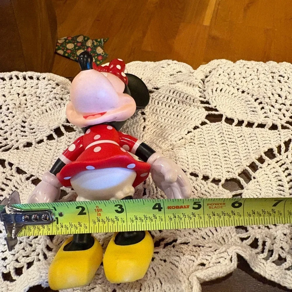 Disney Minnie Mouse Red and Yellow poseable figurine